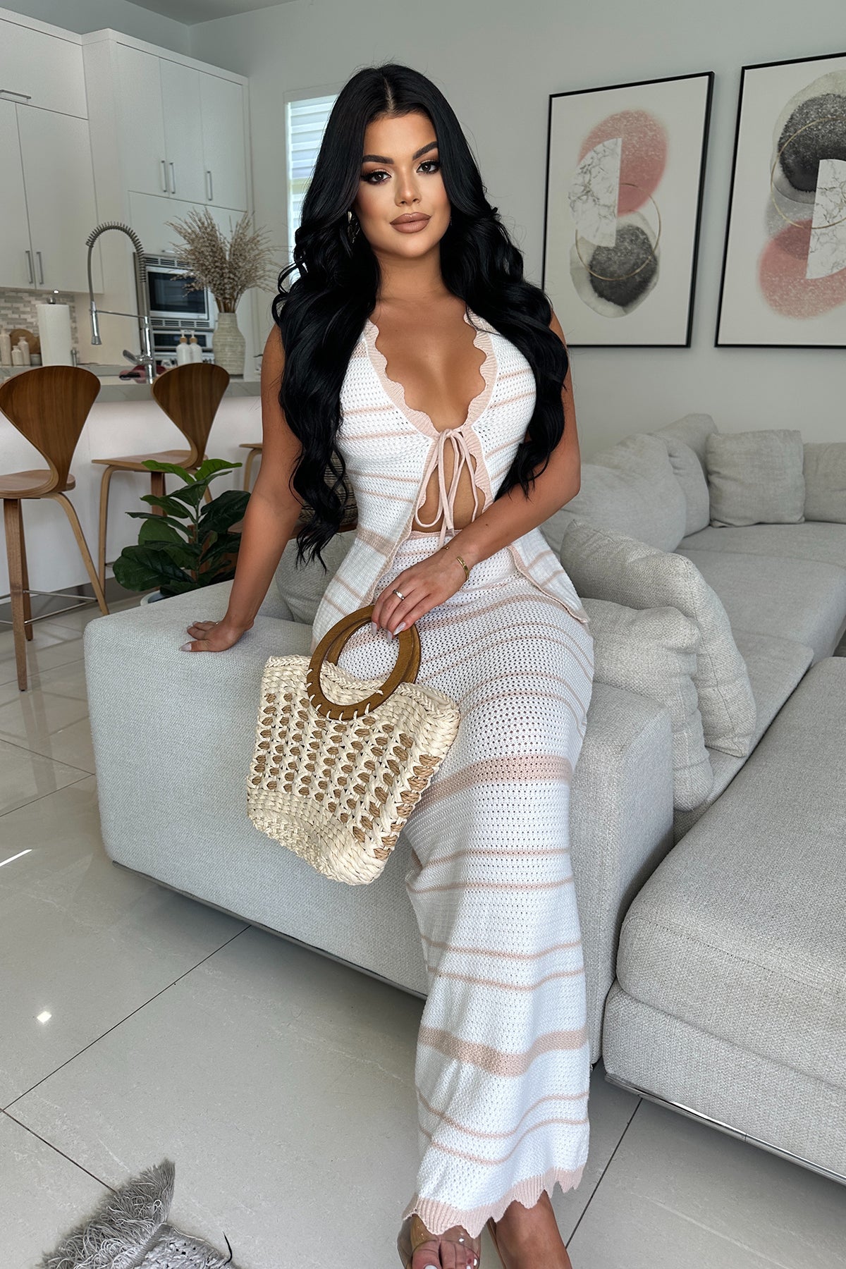 SANDY BEACHES SKIRT SET