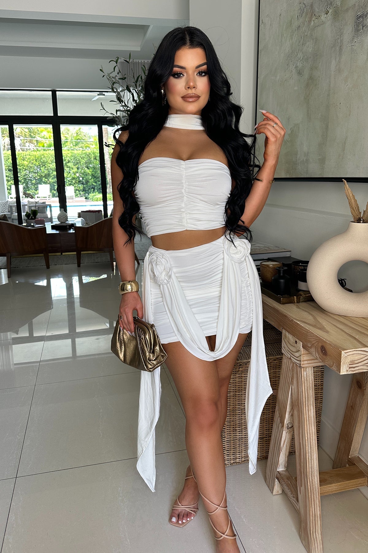 SHOWING UP SKIRT SET