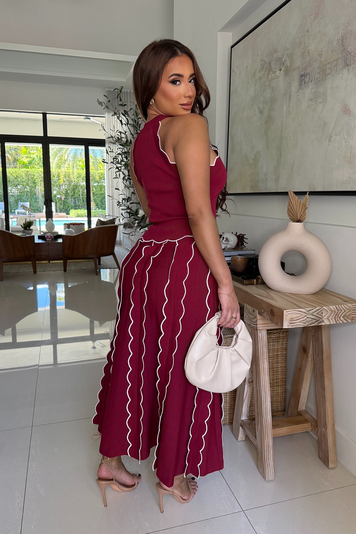 LOVE ON THE LINE SKIRT SET